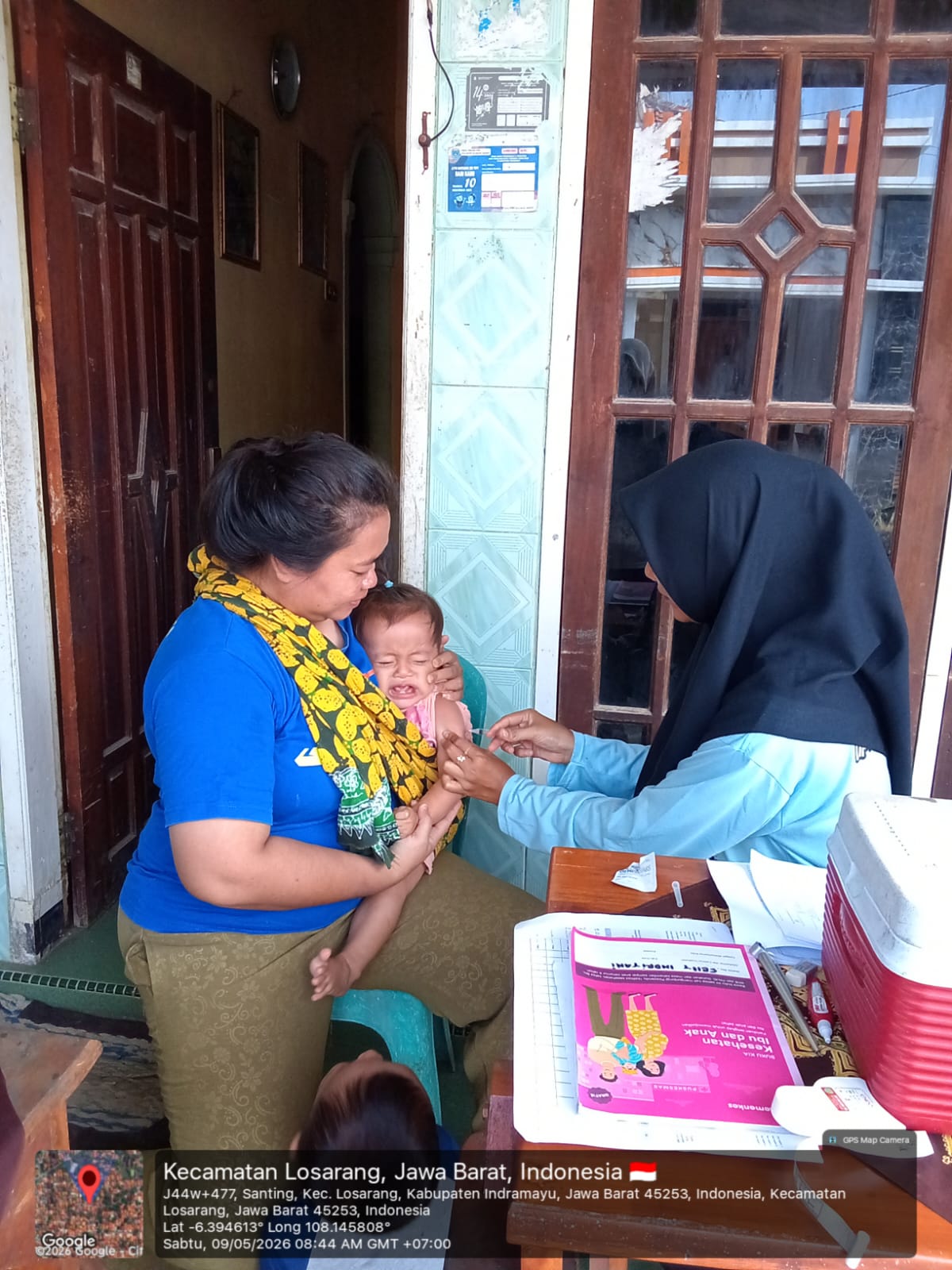 Jadwal Posyandu ILP Jeruk Lawe Imunisasi bayi balita bertempat di RT.003,004,005 dengan jumlah sasaran 35 semua siklus hidup