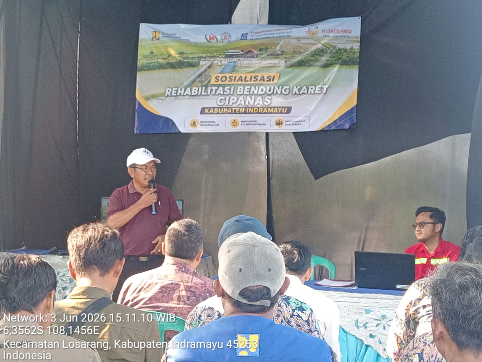 Sosialisasi Rehabilitasi Bendungan Karet Cipanas